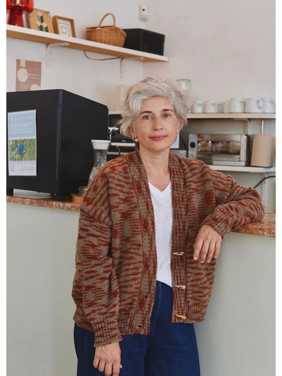 Rosa Pomar Sweaters - Rosa Pomar 100% Portuguese Wool Natural Horn Buttons Cardigan Casaco 02 Sz M